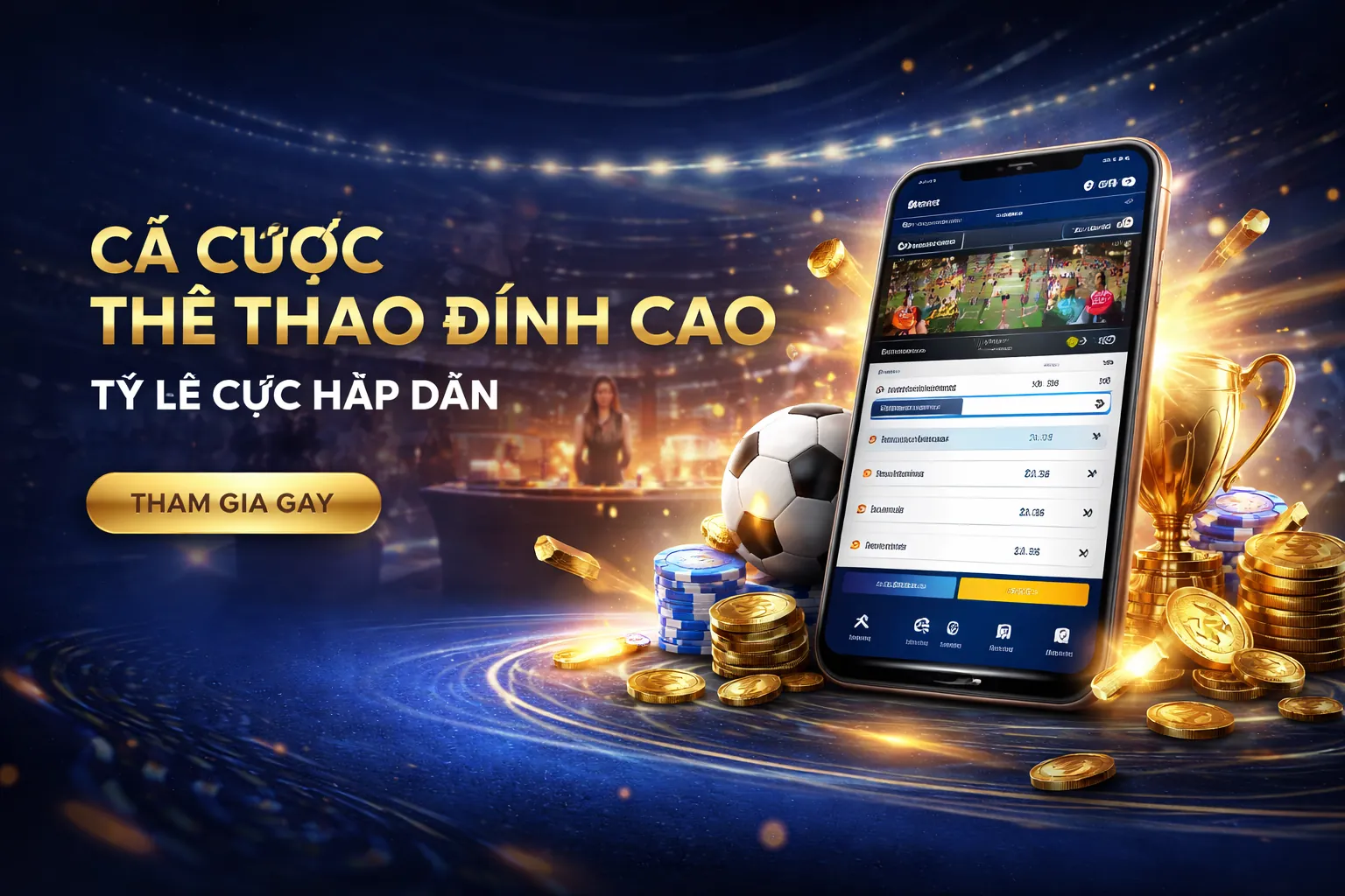 Hình ảnh chính trang đăng ký vnwin, thể hiện sự hứng khởi khi tham gia cá cược trực tuyến